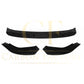 SPORT Style Gloss Black Front Splitter for VW Golf MK8 GTI / R-LINE 21-23 - Carbon Factory