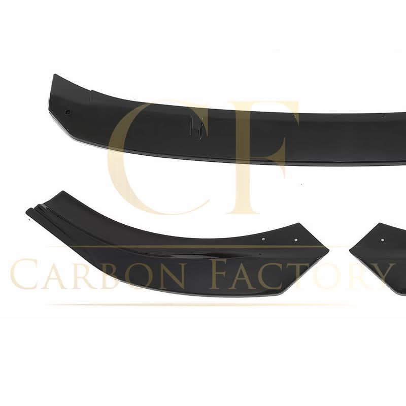 Style 1 Gloss Black Front Splitter for VW Golf MK8 21-23 - Carbon Factory