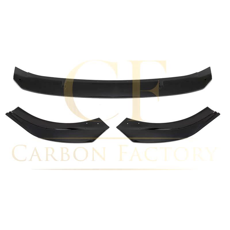 Style 1 Gloss Black Front Splitter for VW Golf MK8 21-23 - Carbon Factory