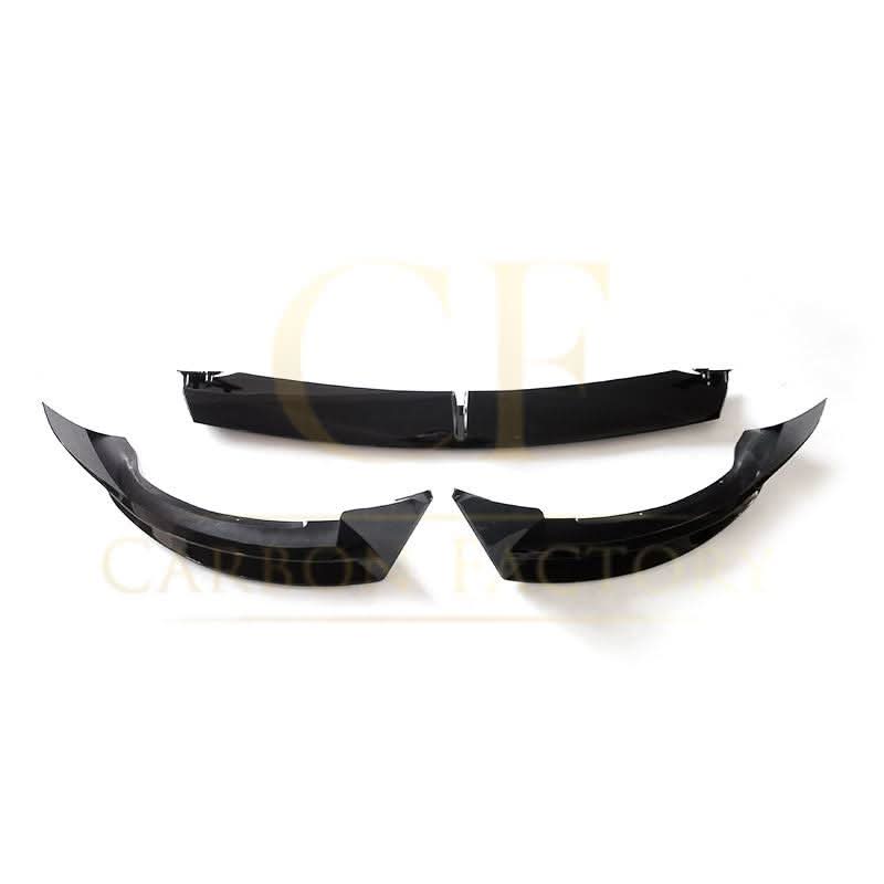 TR Style Gloss Black Front Splitter for Tesla Model Y 19-24 - Carbon Factory