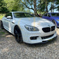 V Style Gloss Black Front Splitter for BMW 6 Series F06 F12 F13 M Sport 11-18 - Carbon Factory