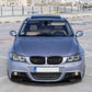 V Style Gloss Black Front Splitter for BMW E90 3 Series LCI 09-12 - Carbon Factory