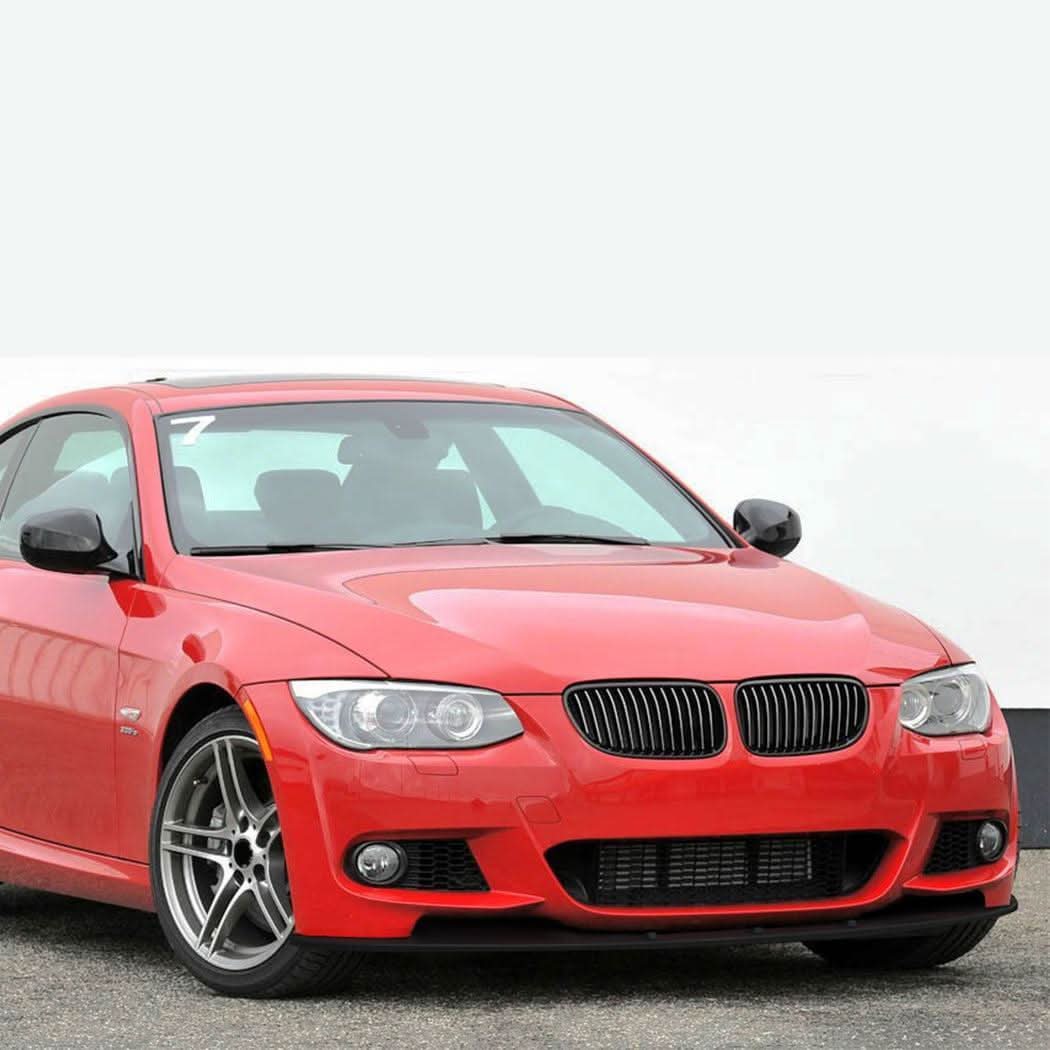 V Style Gloss Black Front Splitter for BMW E92 E93 3 Series 05-13 - Carbon Factory