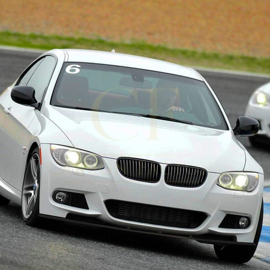 V Style Gloss Black Front Splitter for BMW E92 E93 3 Series 05-13 - Carbon Factory