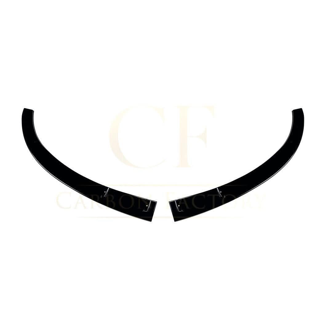V Style Gloss Black Front Splitter for BMW E92 E93 3 Series 05-13 - Carbon Factory
