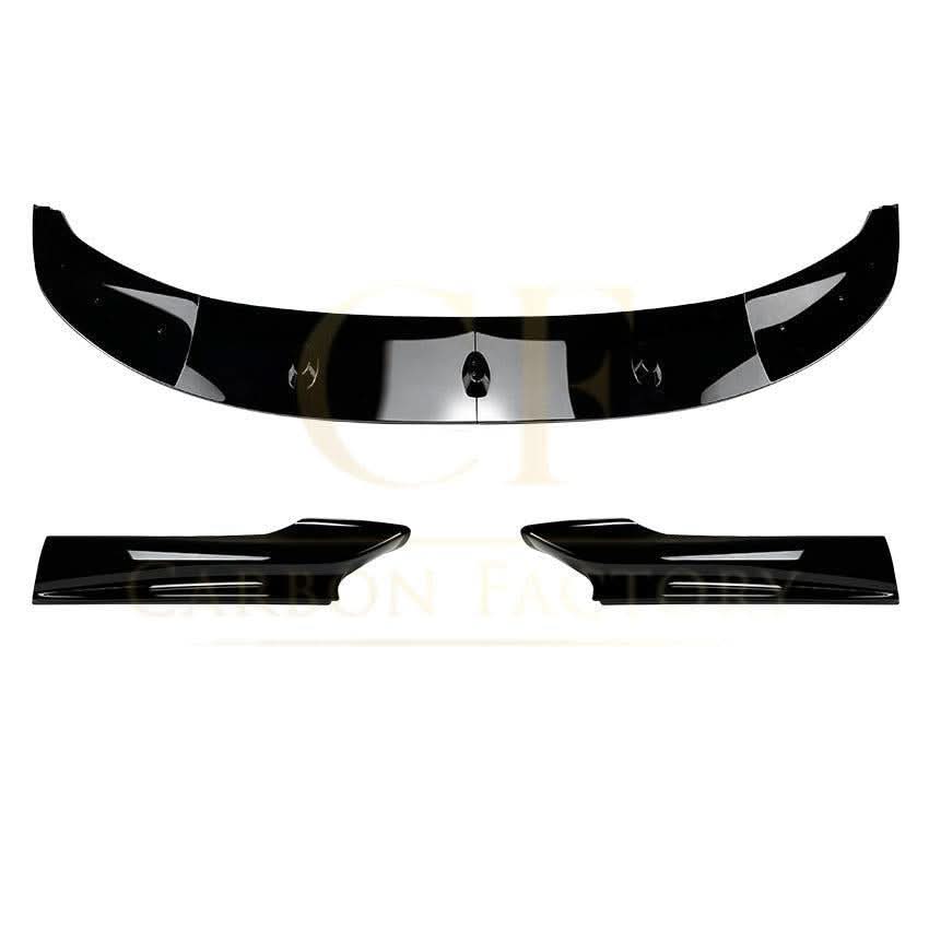 V Style Gloss Black Front Splitter for BMW F10 F11 5 Series 10-17 - Carbon Factory