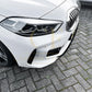 V Style Gloss Black Front Splitter for BMW F40 1 Series 19-24 - Carbon Factory