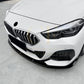 V Style Gloss Black Front Splitter for BMW F44 2 Series 4 Door 20-Present - Carbon Factory