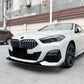 V Style Gloss Black Front Splitter for BMW F44 2 Series 4 Door 20-Present - Carbon Factory