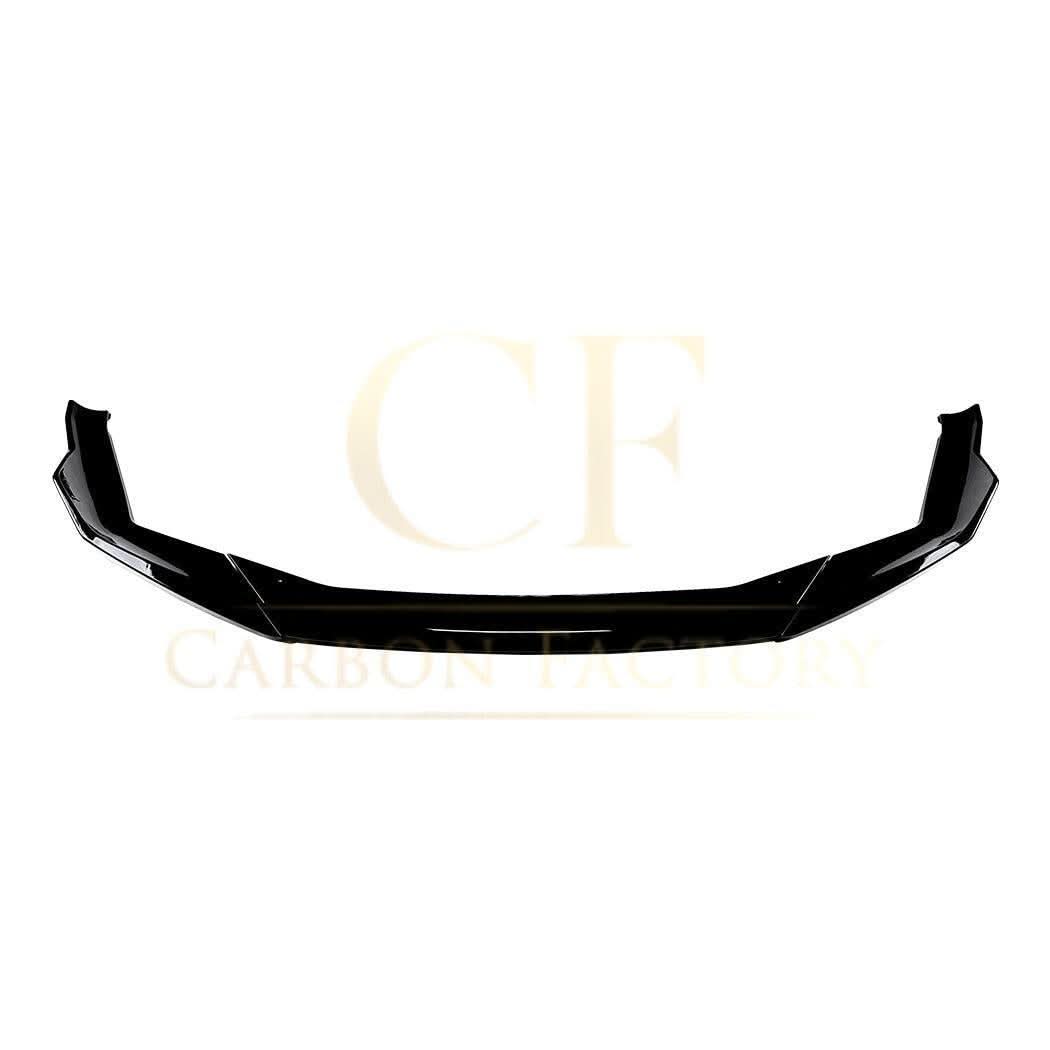 V Style Gloss Black Front Splitter for BMW F90 M5 21-24 - Carbon Factory