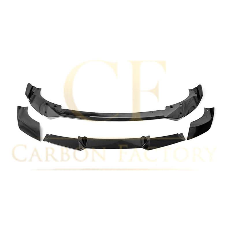 V Style Gloss Black Front Splitter for BMW G01 X3 IX3 G02 X4 LCI 22-24 - Carbon Factory