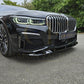 V Style Gloss Black Front Splitter for BMW G11 G12 7 Series LCI 20-23 - Carbon Factory