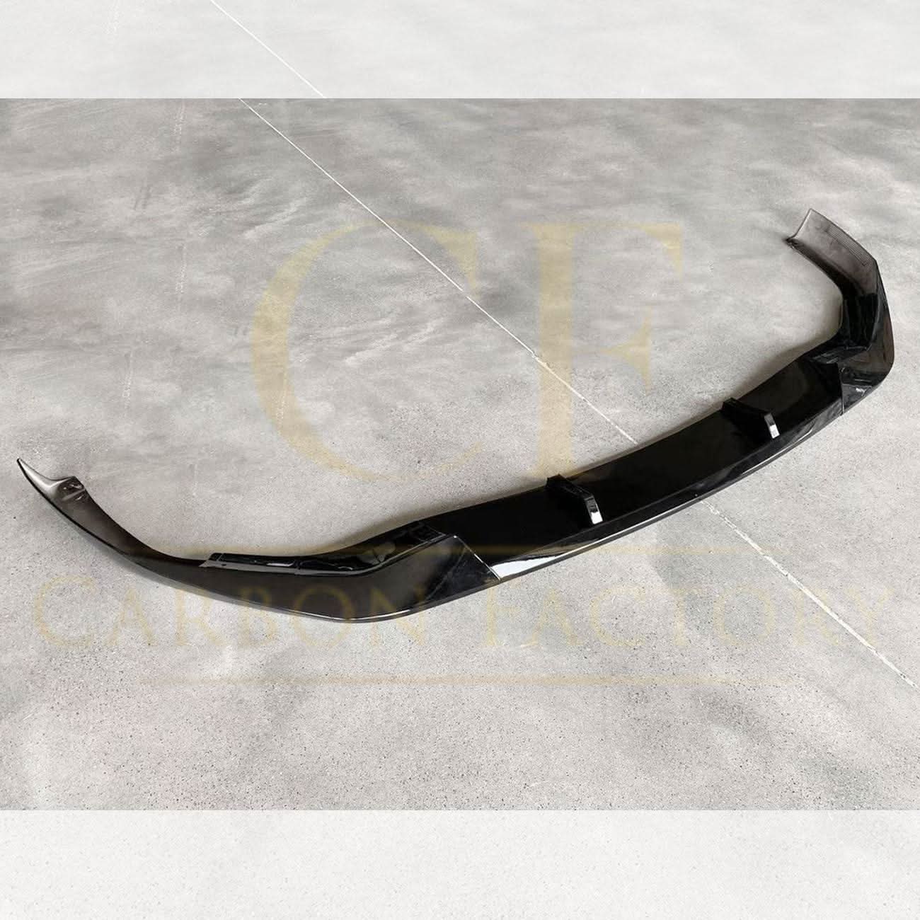 V Style Gloss Black Front Splitter for BMW G30 G31 5 Series LCI 21-24 - Carbon Factory