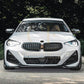 V Style Gloss Black Front Splitter for BMW G42 2 Series Coupe 21-Present - Carbon Factory