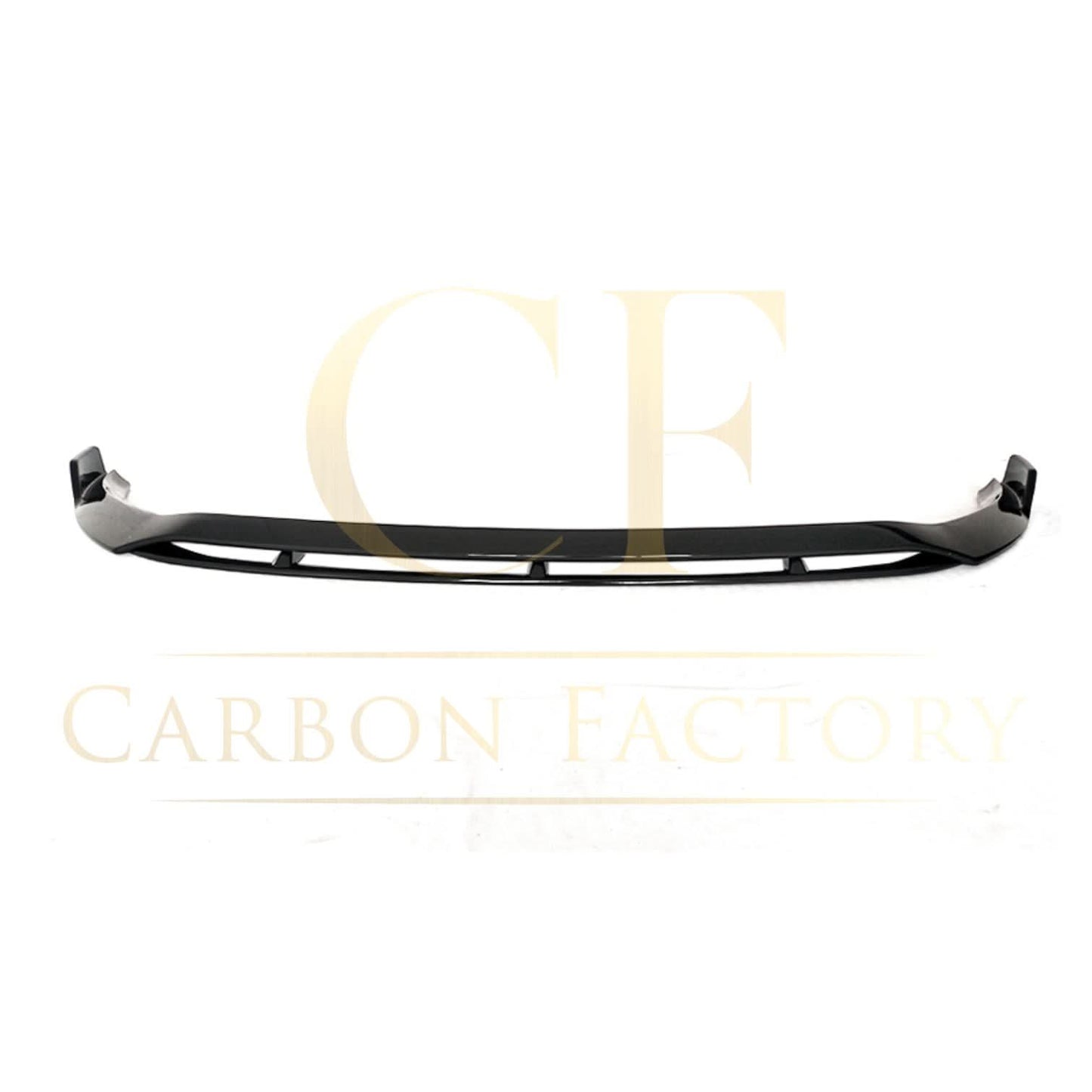 V Gloss Black Front Splitter for Mercedes Benz W205 C Class 19-21 - Carbon Factory