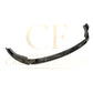 V Gloss Black Front Splitter for Mercedes Benz W205 C Class 19-21 - Carbon Factory