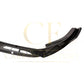 V Gloss Black Front Splitter for Mercedes Benz W205 C Class 19-21 - Carbon Factory