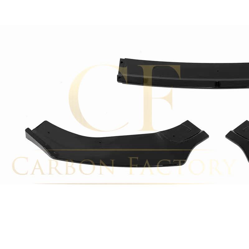 V Style Gloss Black Front Splitter for VW Golf MK7 MK7.5 GTI / R 13-20 - Carbon Factory