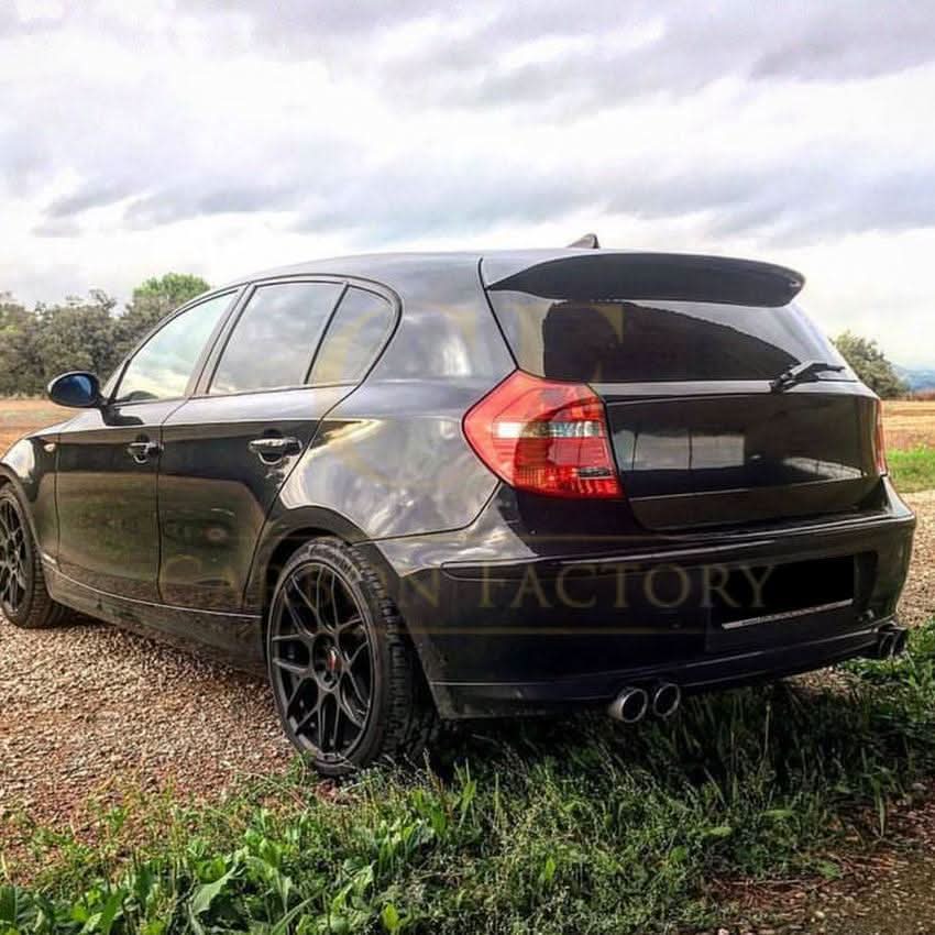 3D Style Gloss Black Roof Spoiler for BMW 1 Series E81 E87 04-11 - Carbon Factory