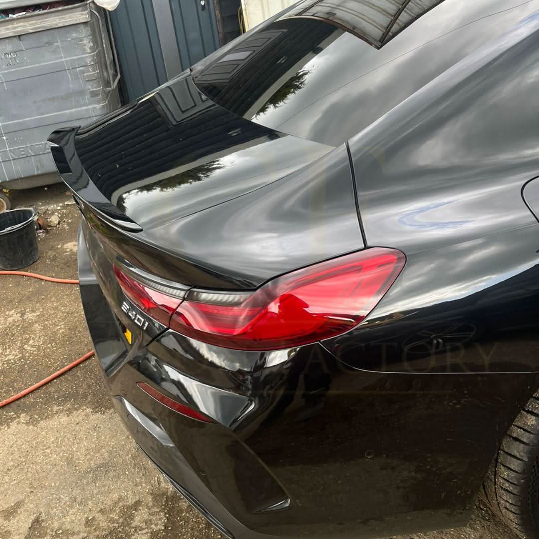 AC Style Gloss Black Boot Spoiler for BMW G14 8 Series Convertible 19-Present - Carbon Factory