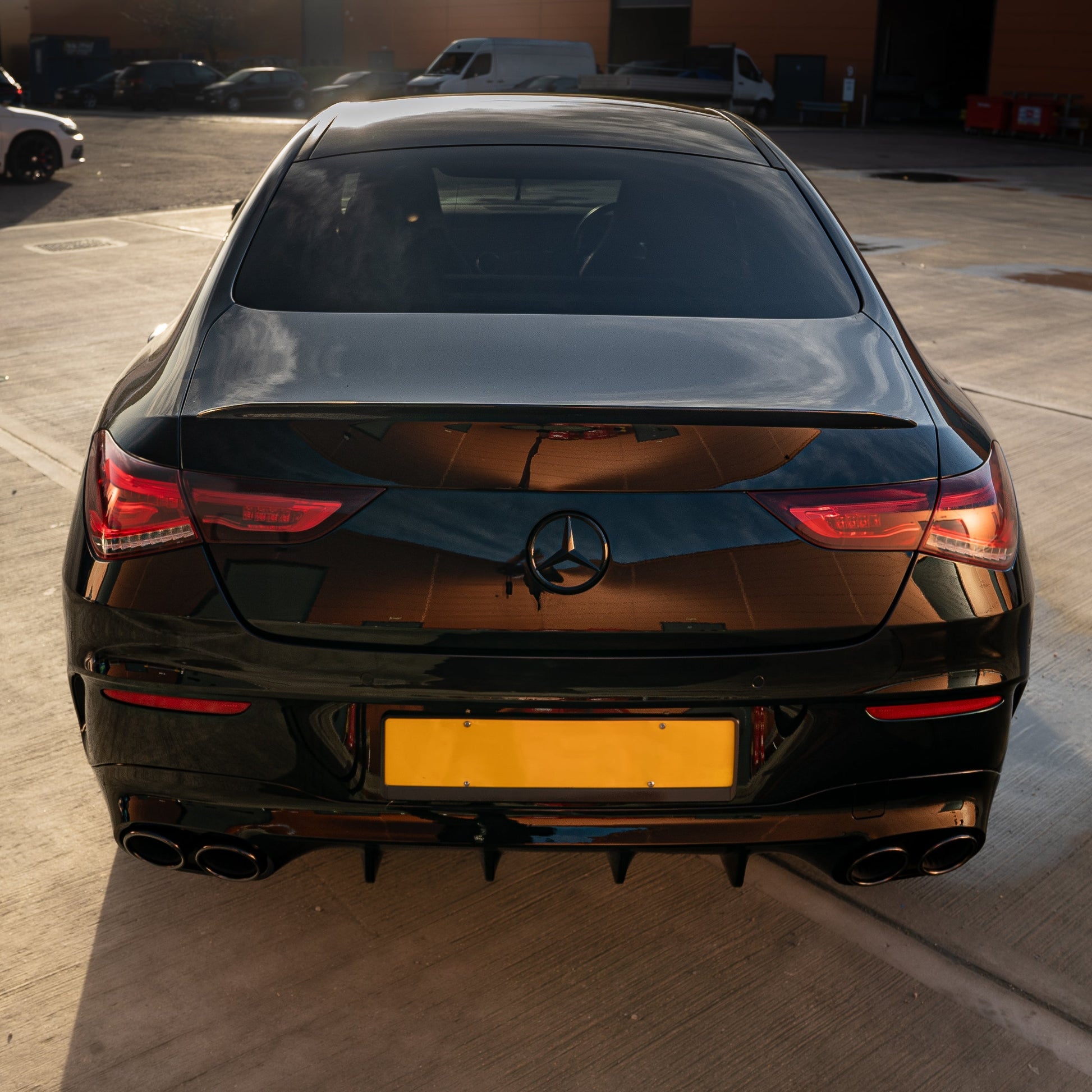 AMG Style Gloss Black Boot Spoiler for Mercedes Benz W118 CLA 19-Present - Carbon Factory