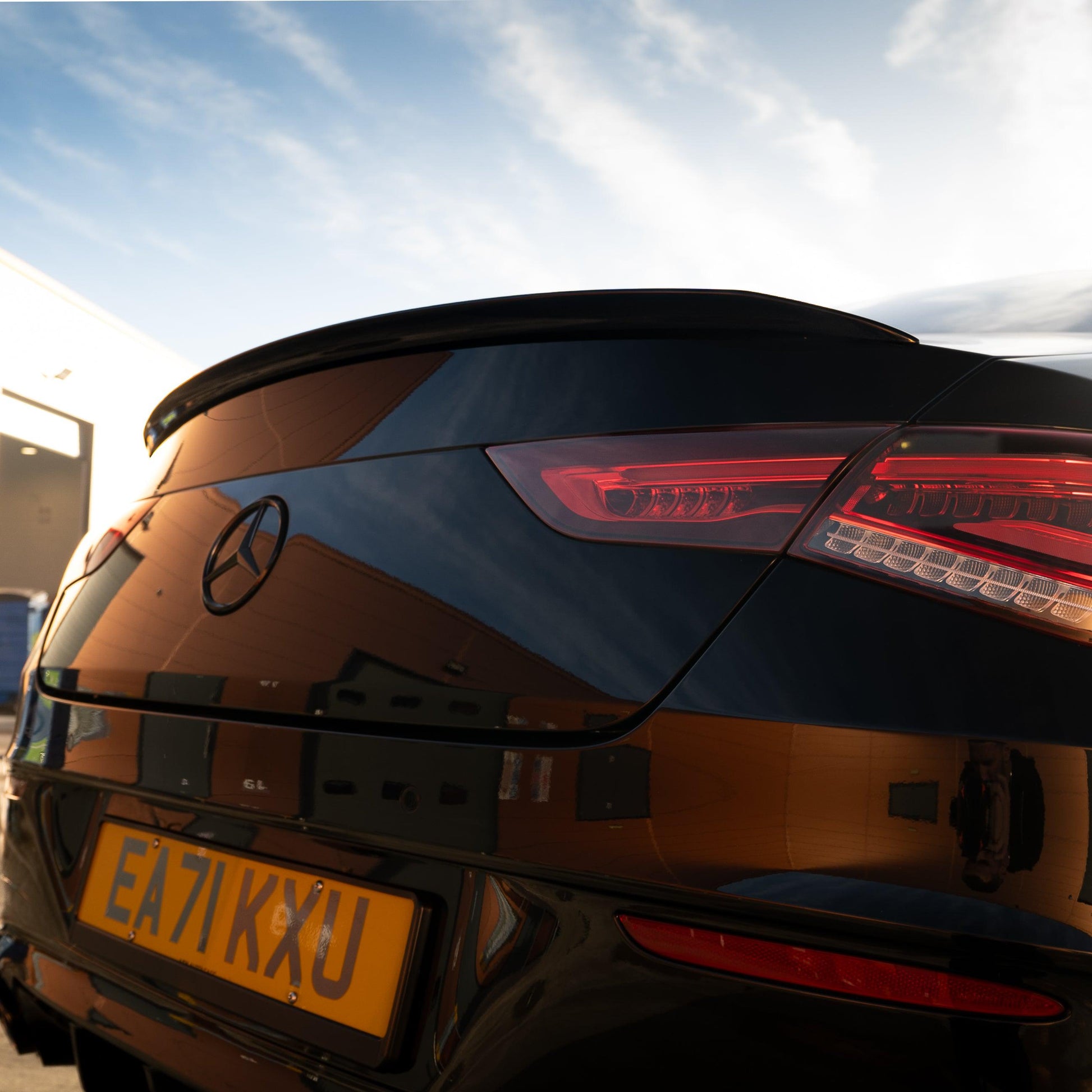 AMG Style Gloss Black Boot Spoiler for Mercedes Benz W118 CLA 19-Present - Carbon Factory