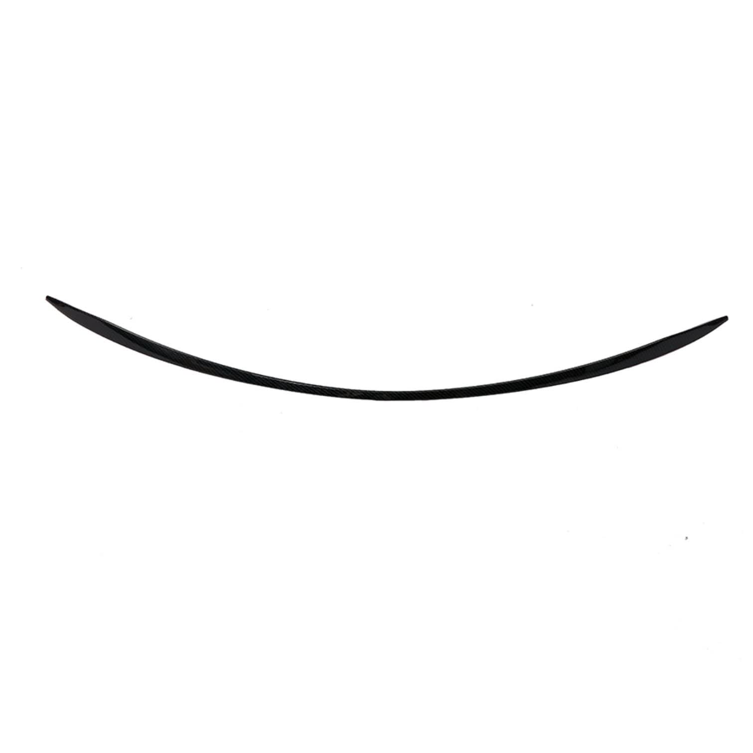 C63 Style Gloss Black Boot Spoiler for Mercedes Benz W205 C Class Saloon 15-21 - Carbon Factory