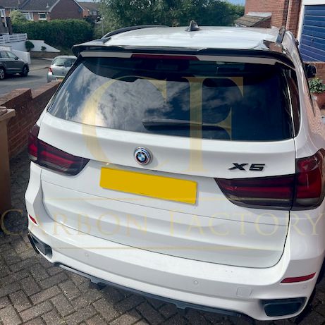 Carbon Factory Style Gloss Black Roof Spoiler for BMW F15 X5 F85 X5M 13-18 - Carbon Factory