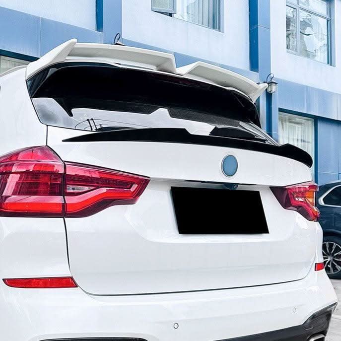 Gloss Black Mid Spoiler for BMW G01 X3 18-24 - Carbon Factory