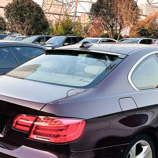 Gloss Black Roof Spoiler for BMW 3 Series E92 Coupe inc M3 05-13 - Carbon Factory