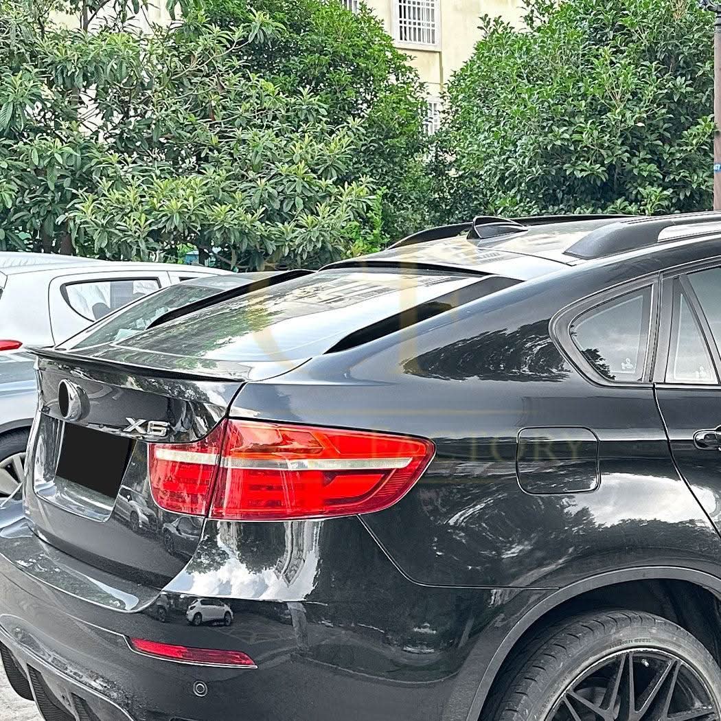 Gloss Black Side Spoilers for BMW E71 X6 08-14 - Carbon Factory