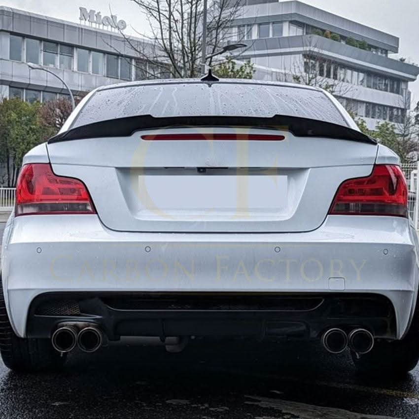 M4 Style Gloss Black Boot Spoiler for BMW 1 Series E82 2007-2013 - Carbon Factory