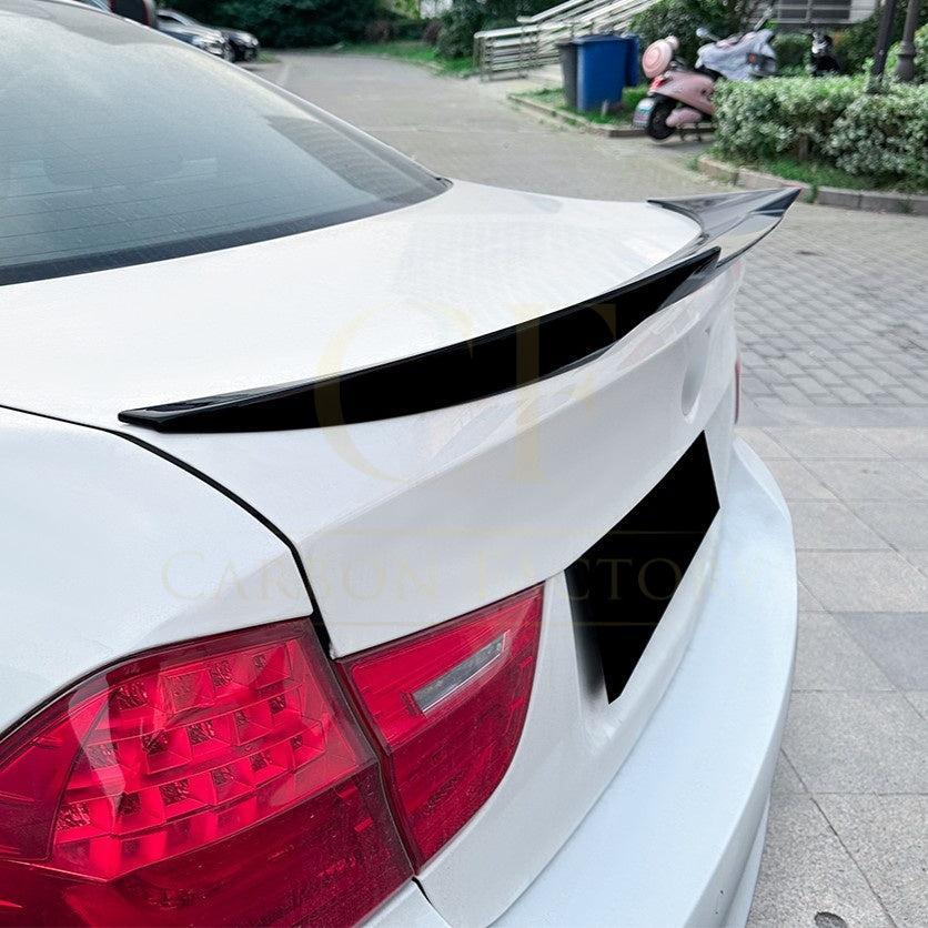 M4 Style Gloss Black Boot Spoiler for BMW 3 Series E90 Saloon inc M3 05-13 - Carbon Factory