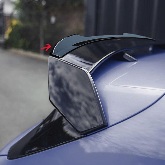 MP Style Add On Gloss Black Spoiler for BMW F40 1 Series 19-24 - Carbon Factory