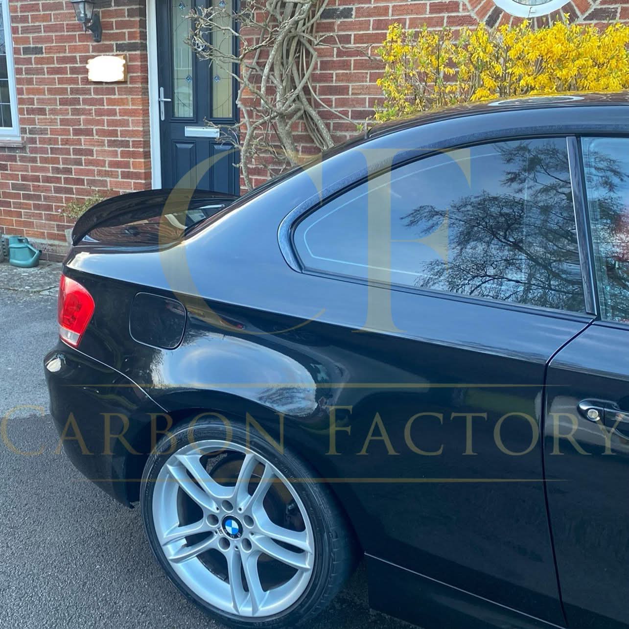 MP Style Gloss Black Boot Spoiler for BMW 1 Series E82 2007-2013 - Carbon Factory