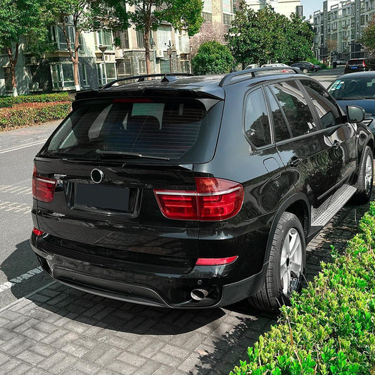 MP Style Gloss Black Mid Spoiler for BMW E70 X5 08-14 - Carbon Factory