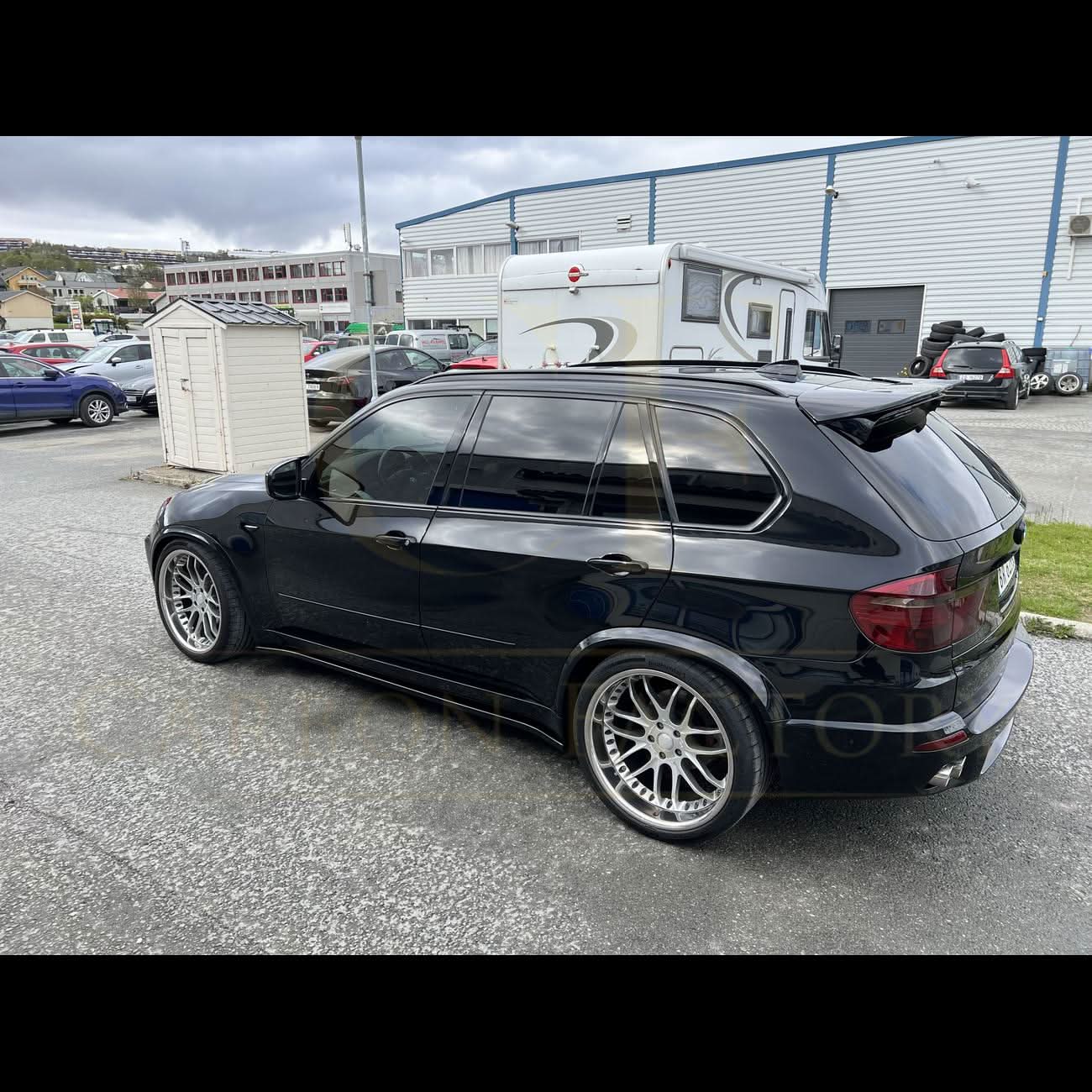 MP Style Gloss Black Roof Spoiler for BMW E70 X5 08-14 - Carbon Factory