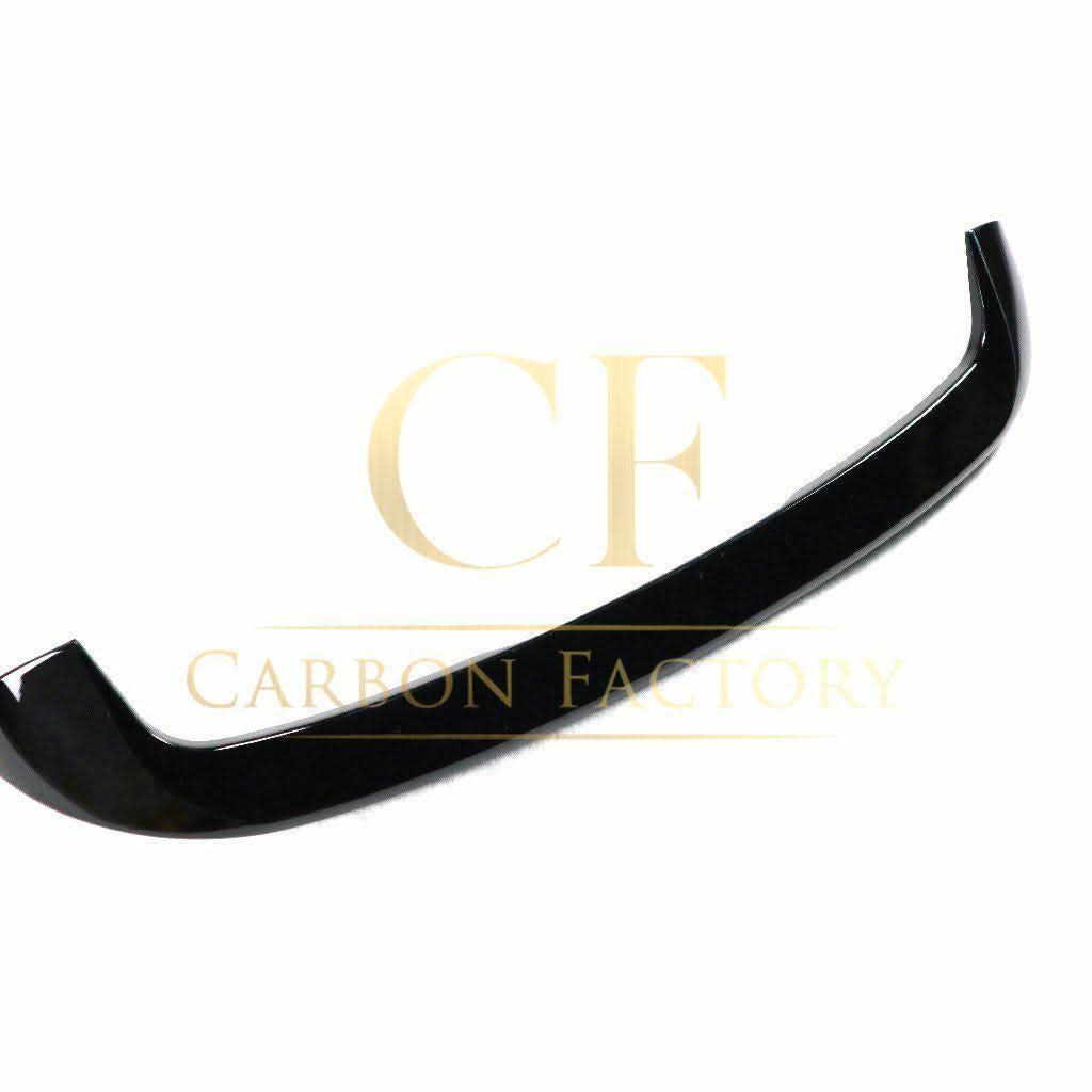 Gloss black MP style roof spoiler for BMW F20 F21 1 Series, enhances sporty look, fits 2011-2019 models.
