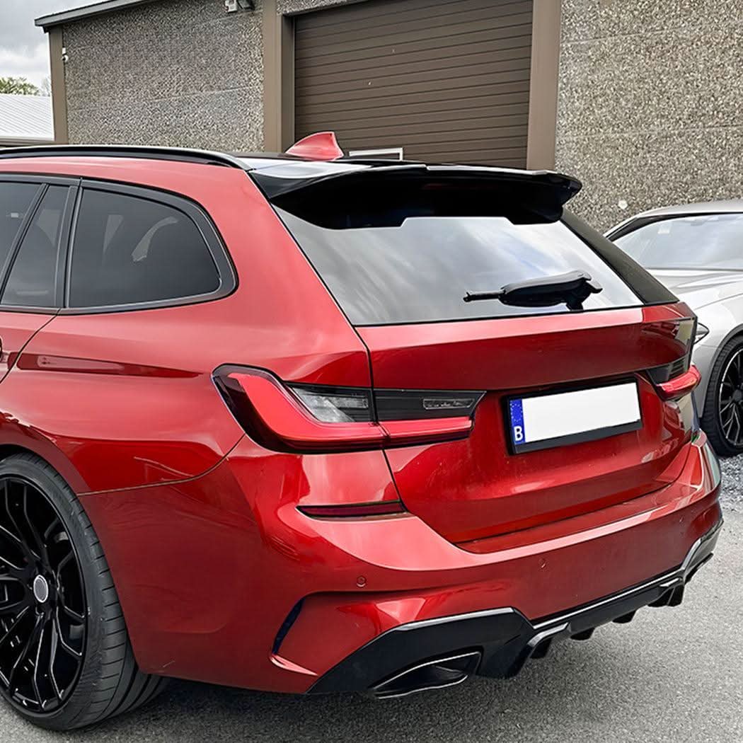 MP Style Gloss Black Roof Spoiler for BMW G21 3 Series G81 M3 19-Present - Carbon Factory