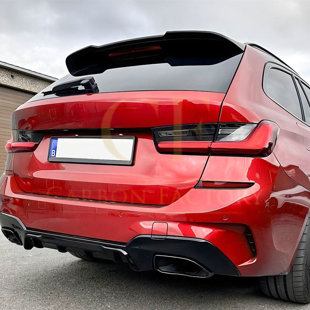 MP Style Gloss Black Roof Spoiler for BMW G21 3 Series G81 M3 19-Present - Carbon Factory