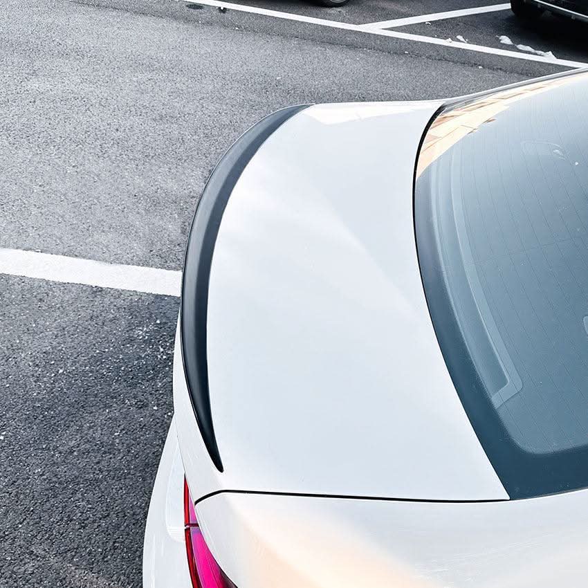 P Style Gloss Black Boot Spoiler for BMW G20 3 Series G80 M3 19-Present - Carbon Factory