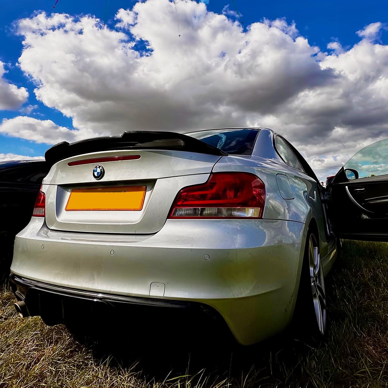 PSM Style Gloss Black Boot Spoiler for BMW 1 Series E82 2007-2013 - Carbon Factory