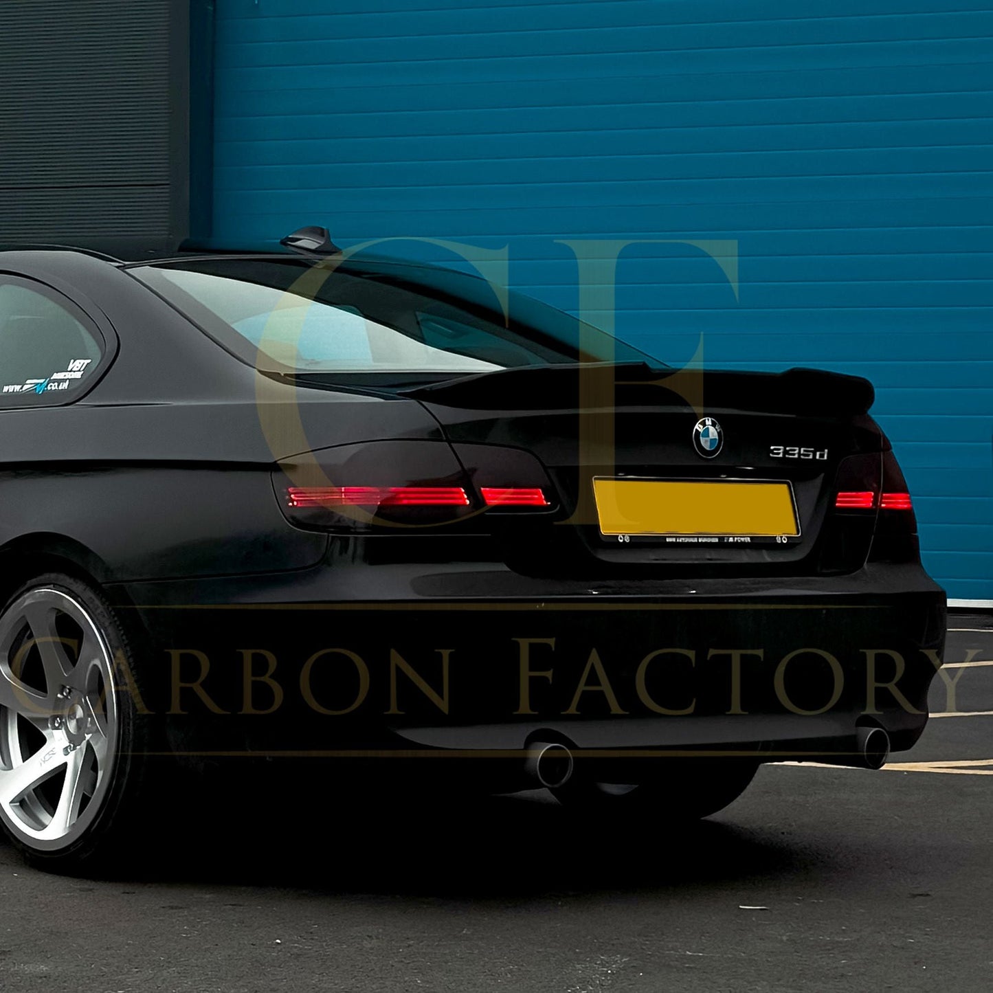 PSM Style Gloss Black Boot Spoiler for BMW 3 Series E92 Coupe inc M3 05-11 - Carbon Factory