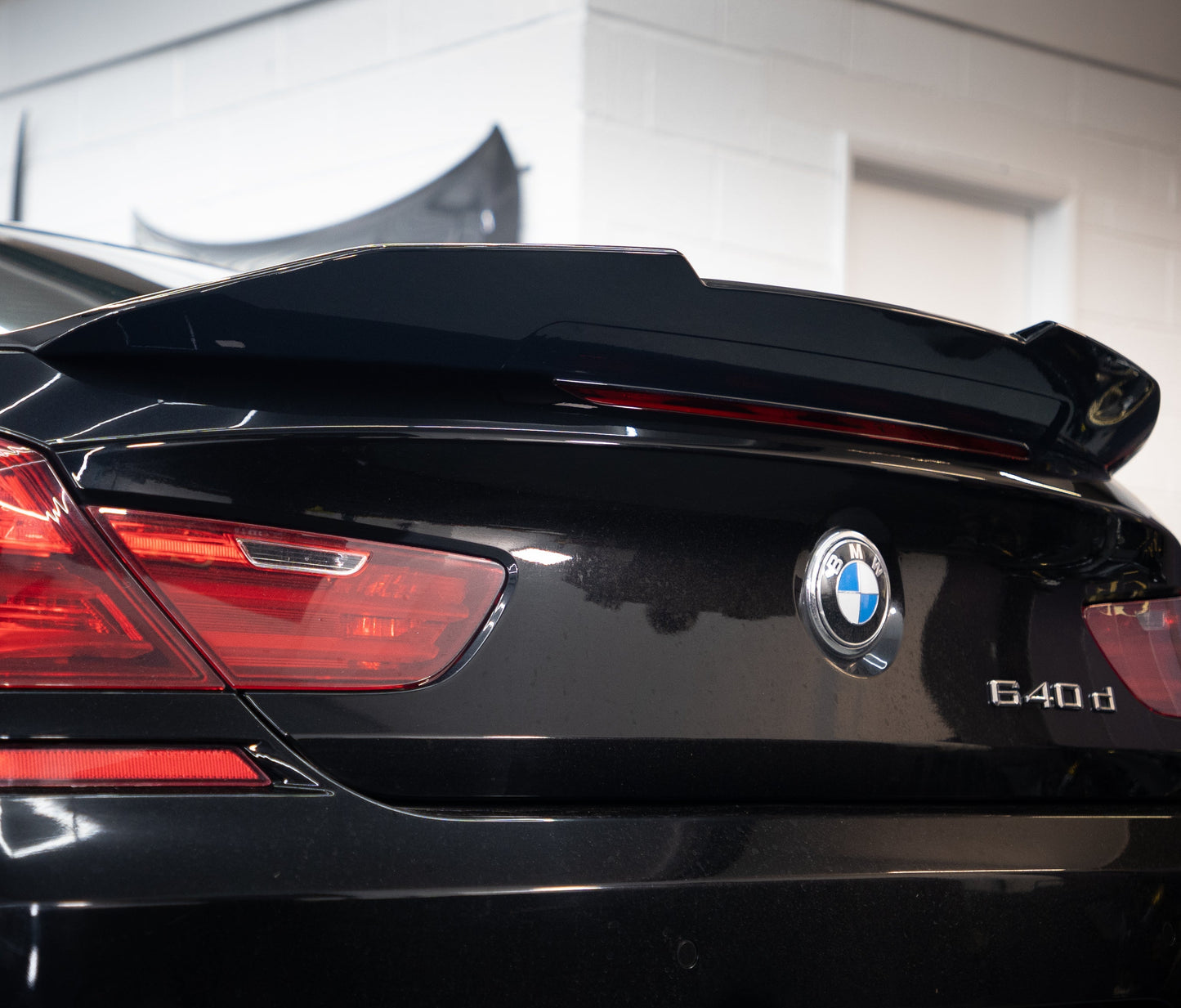 PSM Style Gloss Black Boot Spoiler for BMW 6 Series F06 F13 inc M6 11-18 - Carbon Factory