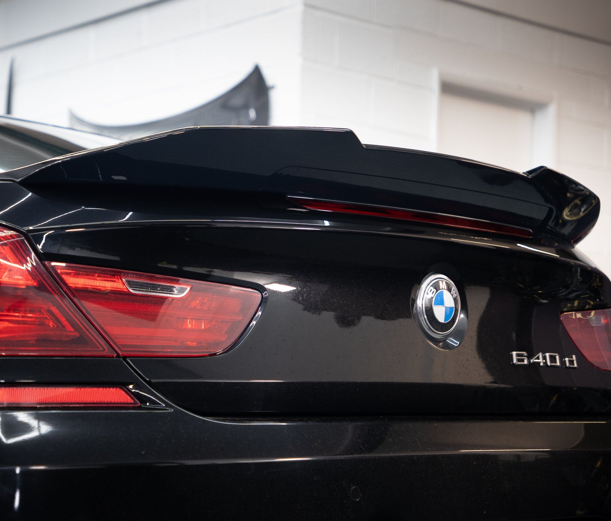 PSM Style Gloss Black Boot Spoiler for BMW 6 Series F06 F13 inc M6 11-18 - Carbon Factory