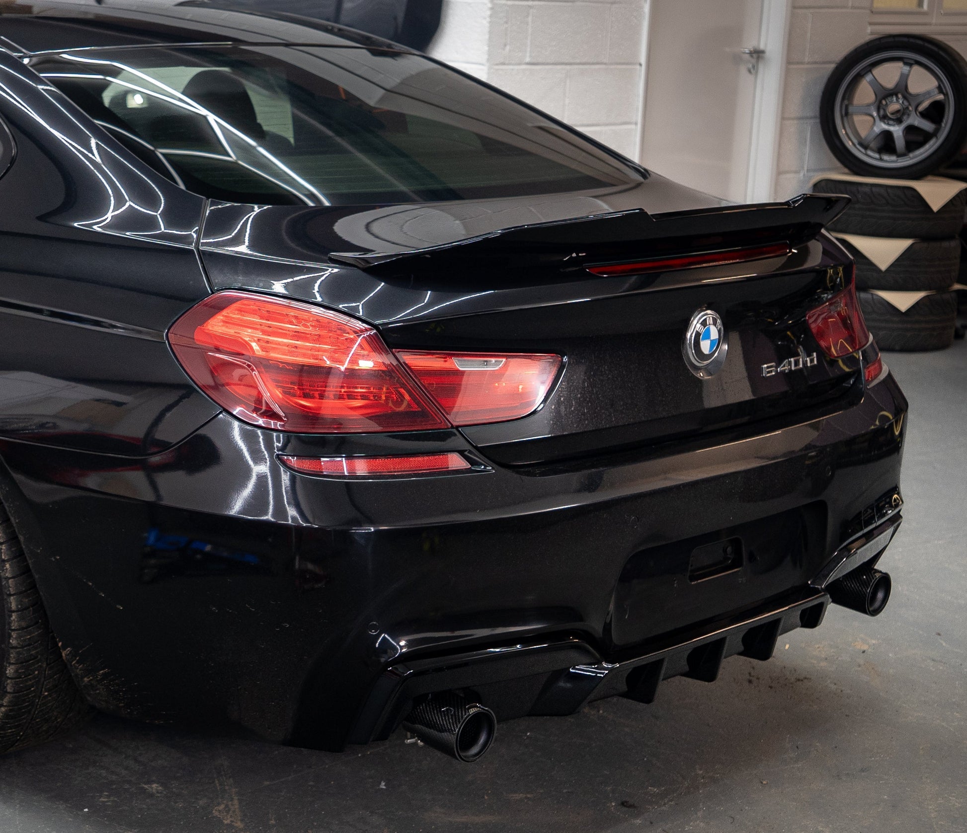 PSM Style Gloss Black Boot Spoiler for BMW 6 Series F06 F13 inc M6 11-18 - Carbon Factory