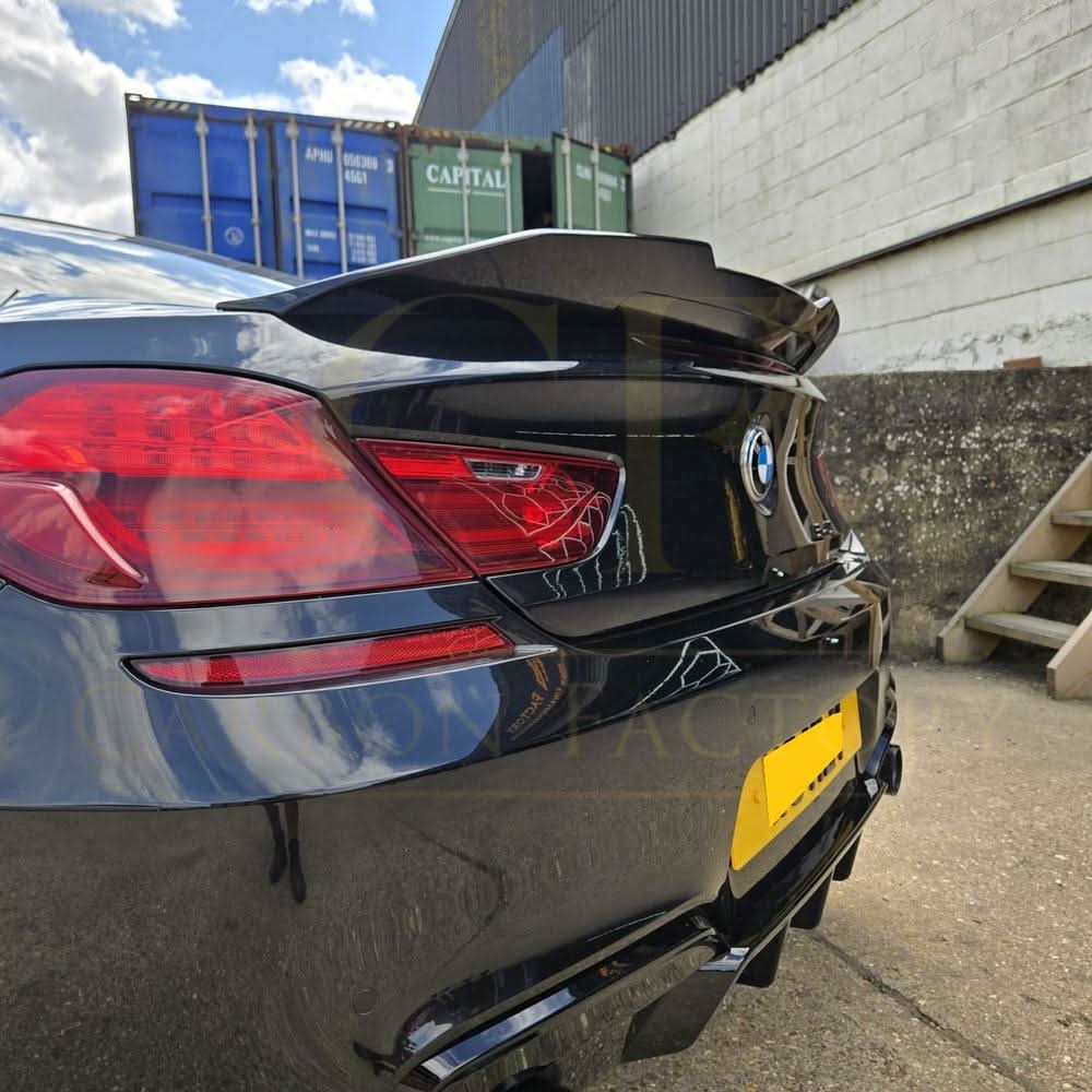 PSM Style Gloss Black Boot Spoiler for BMW 6 Series F06 F13 inc M6 11-18 - Carbon Factory