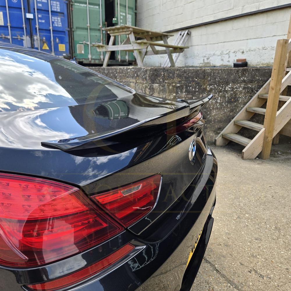 PSM Style Gloss Black Boot Spoiler for BMW 6 Series F06 F13 inc M6 11-18 - Carbon Factory