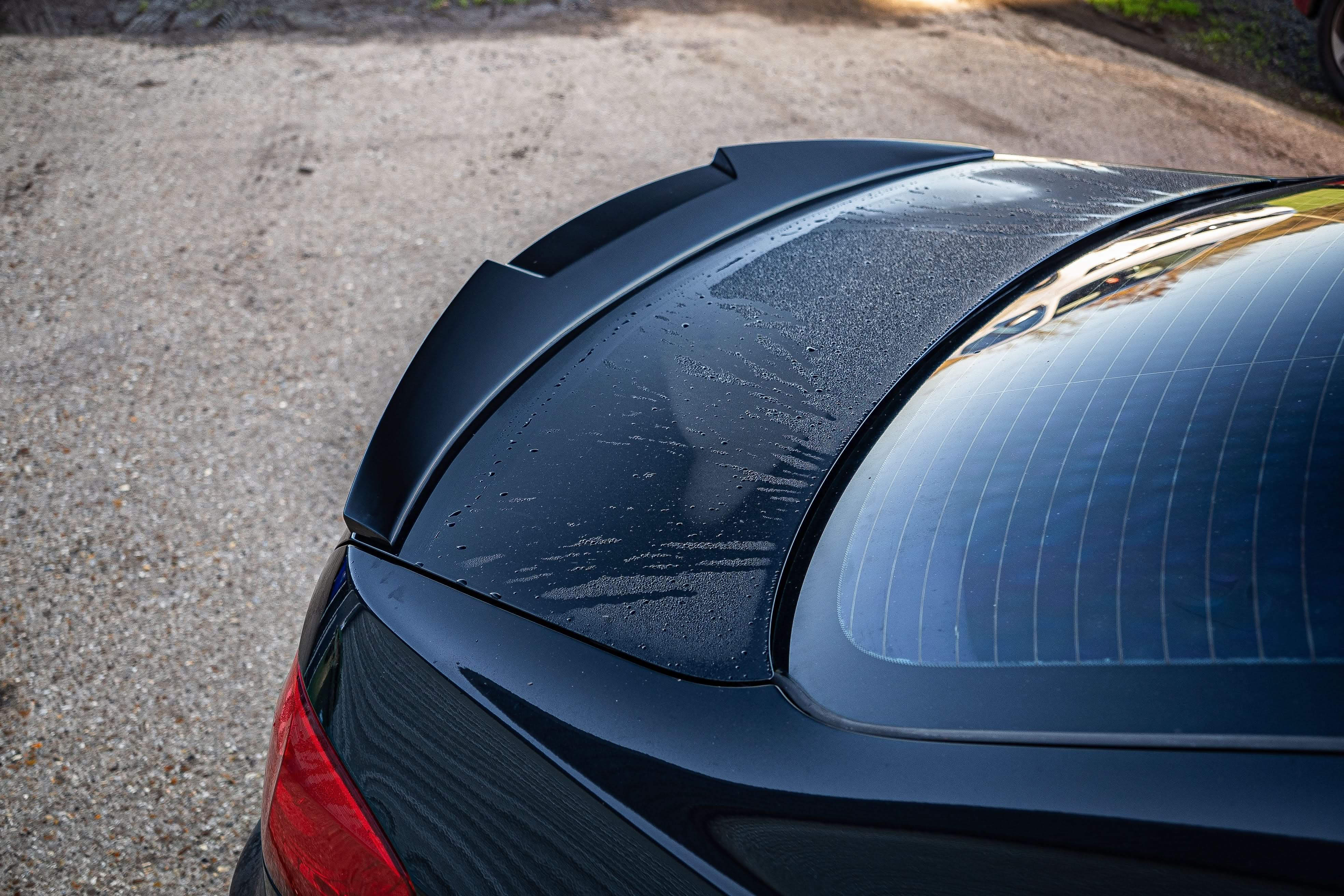 V Style Gloss Black Boot Spoiler for BMW 3 Series E92 Coupe inc M3 05-11 - Carbon Factory