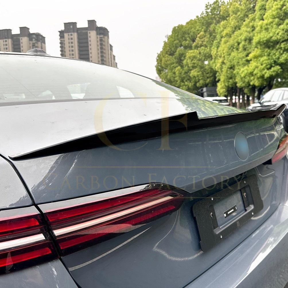 V Style Gloss Black Boot Spoiler for BMW G60 5 Series G90 M5 24-Present - Carbon Factory